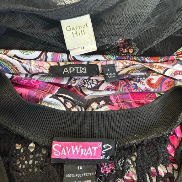 3 FOR 1! 3 PC. Y2K VTG. WHIMSY GOTH DARK FAIRY BUNDLE LARGE EUC - Picture 9 of 9